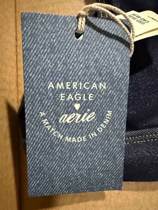 aerie Dark Navy Adjustable Strap Bralette - Picture 3 of 5